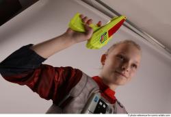 DENISA PILOT STANDING POSE WITH GUN 5